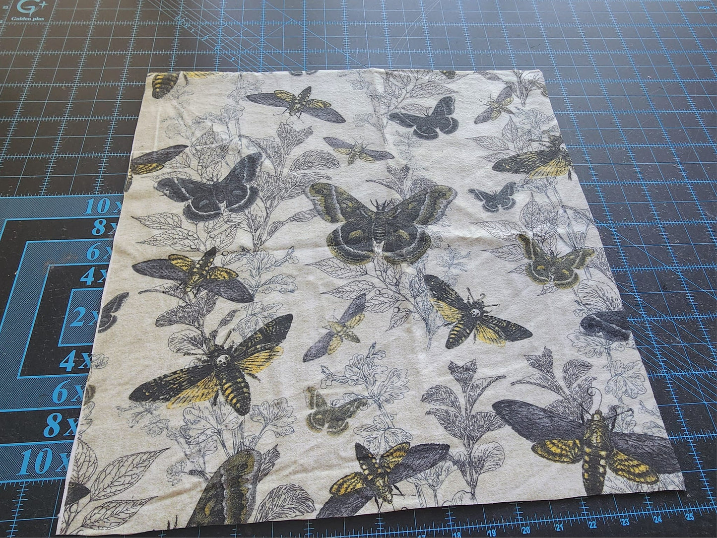 Moth, Death Moth, SMALL Grocery Bag Holder | Pre-cut just needs sewn together