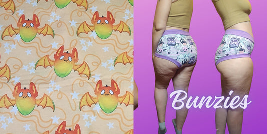 Mango Fruit Bat |  Bunzies Underwear | Choose Briefs, Booty, or Super Booty