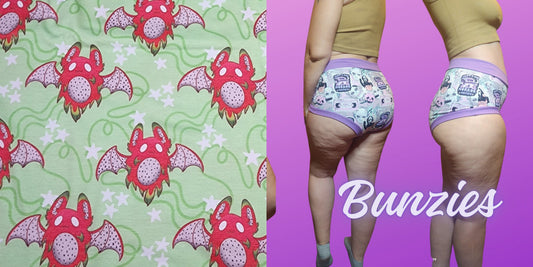 Dragon Fruit Bat |  Bunzies Underwear | Choose Briefs, Booty, or Super Booty