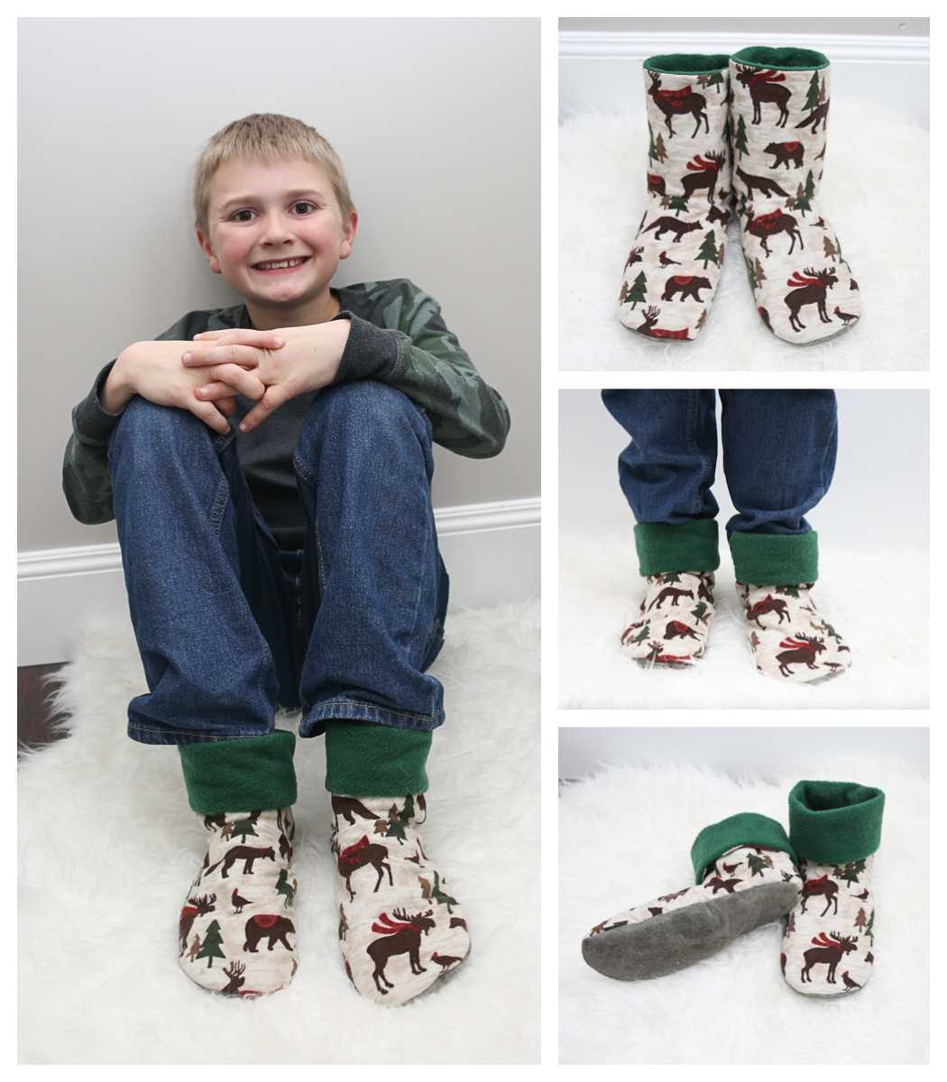 Cozy Critters | Newborn, Child, & Adult Slipper Boots | 2 Colors for Anti-Slip Soles