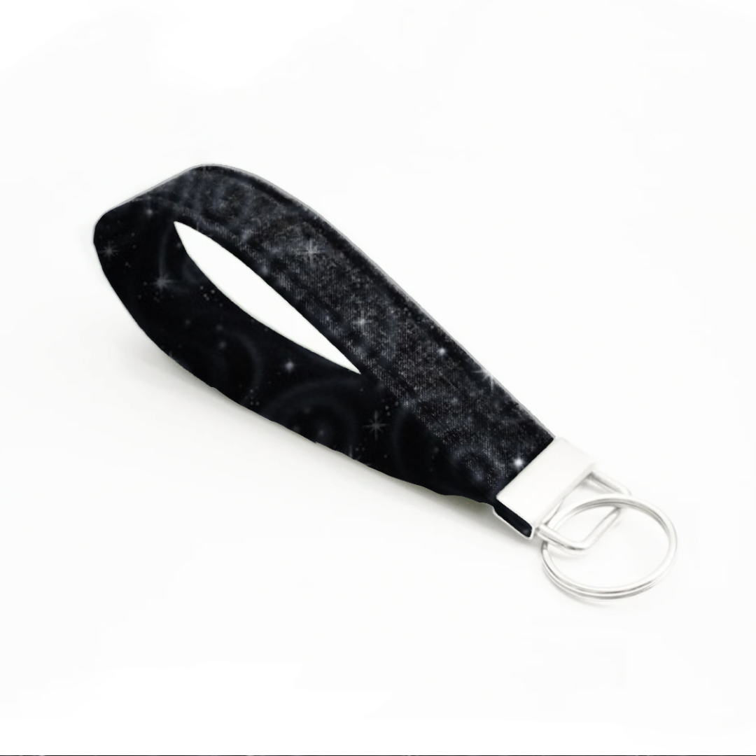 Fabric hot sale keychain wristlet