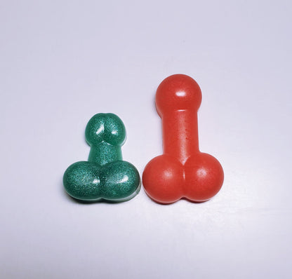 Tiny Bag of Dicks Soap | Price is for ONE piece | Tiny Penis Soaps | 1.41 in x 1.14 in | Gag Gift | Multi Use Soap
