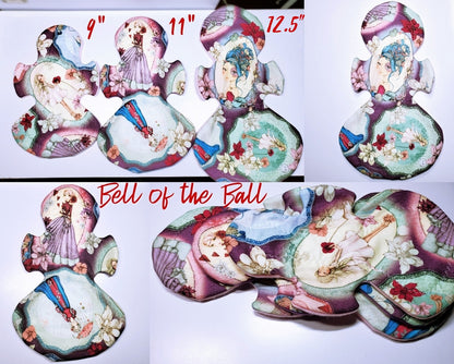 Regular Belle of the ball | Custom Cloth Pad | 9/11/12.5 | Flared Style for front or back bleeders