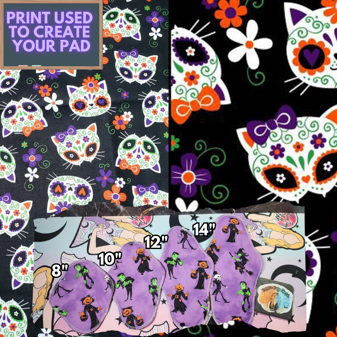 Spooky Savings on Cloth Pads! | Choose from 9 different prints