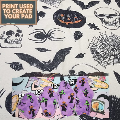 Spooky Savings on Cloth Pads! | Choose from 10 different FLANNEL prints!