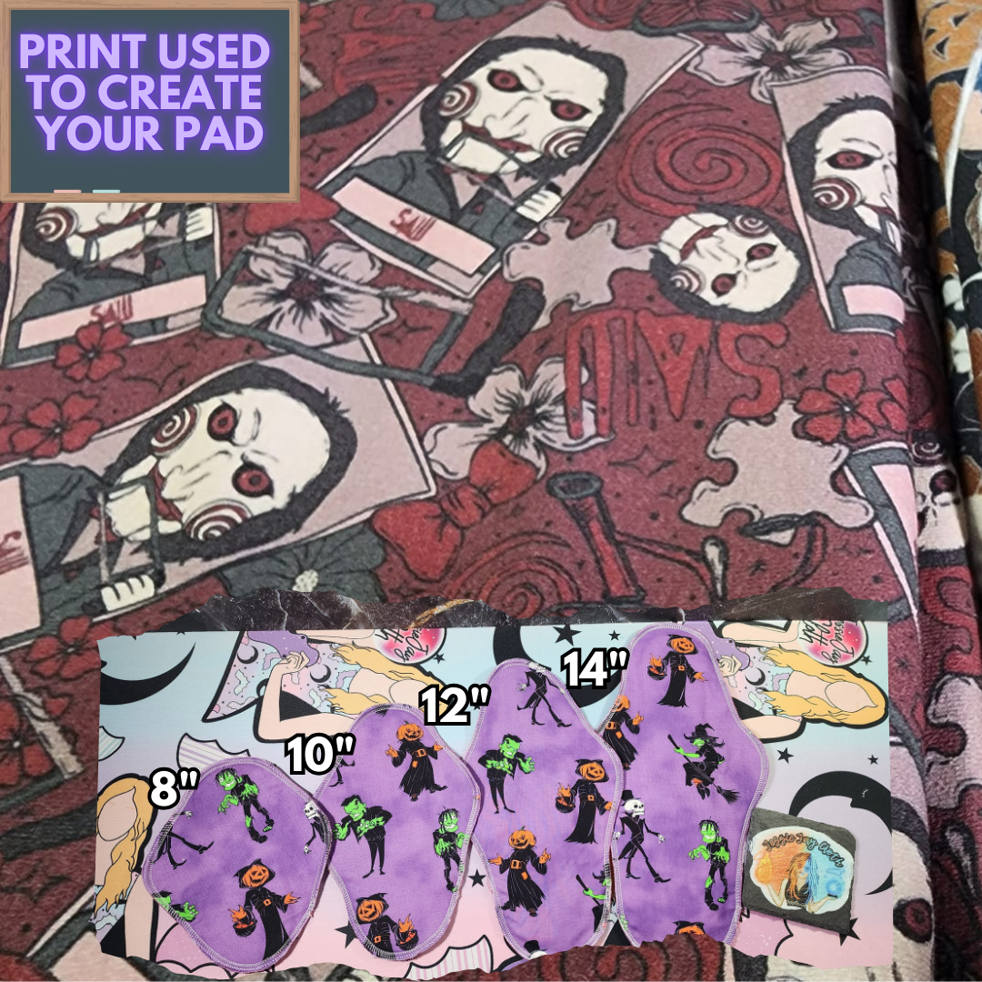 Spooky Savings on Cloth Pads! | Choose from 9 different KNIT prints!