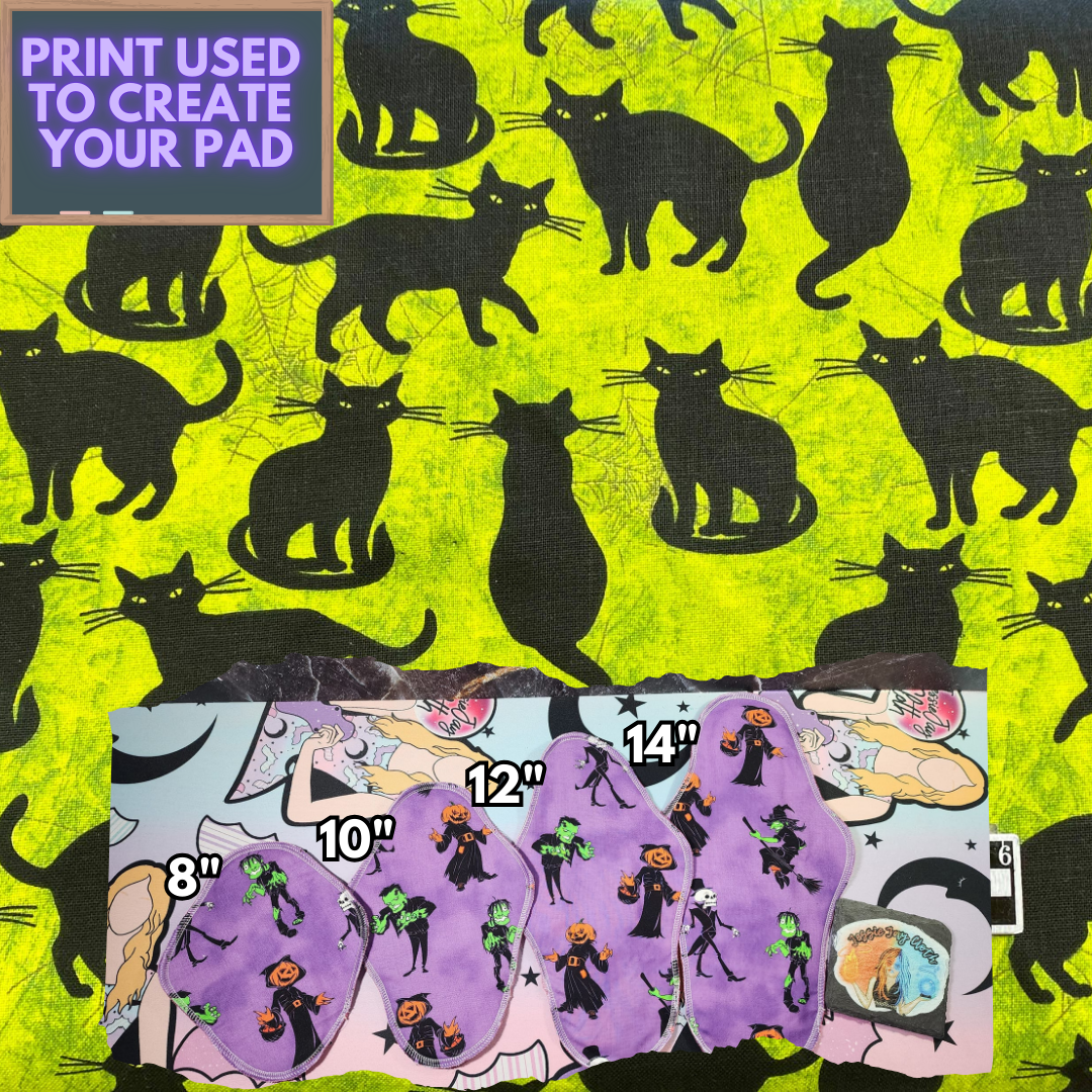 Spooky Savings on Cloth Pads! | Choose from 9 different prints