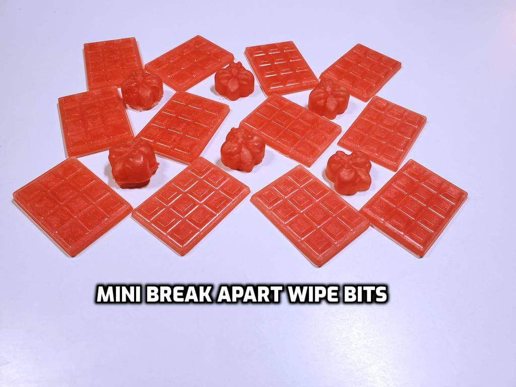 JELLY SOAP | Mini Chocolate Bar Shape | 1" x 1.5"  length | Multi or Single Use