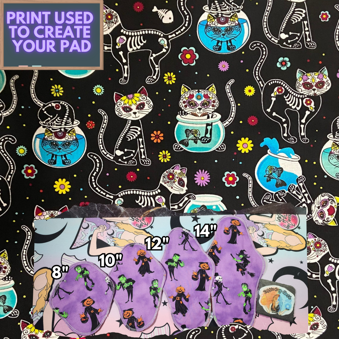 Spooky Savings on Cloth Pads! | Choose from 9 different prints