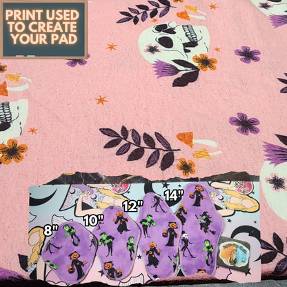 Spooky Savings on Cloth Pads! | Choose from 10 different FLANNEL prints!