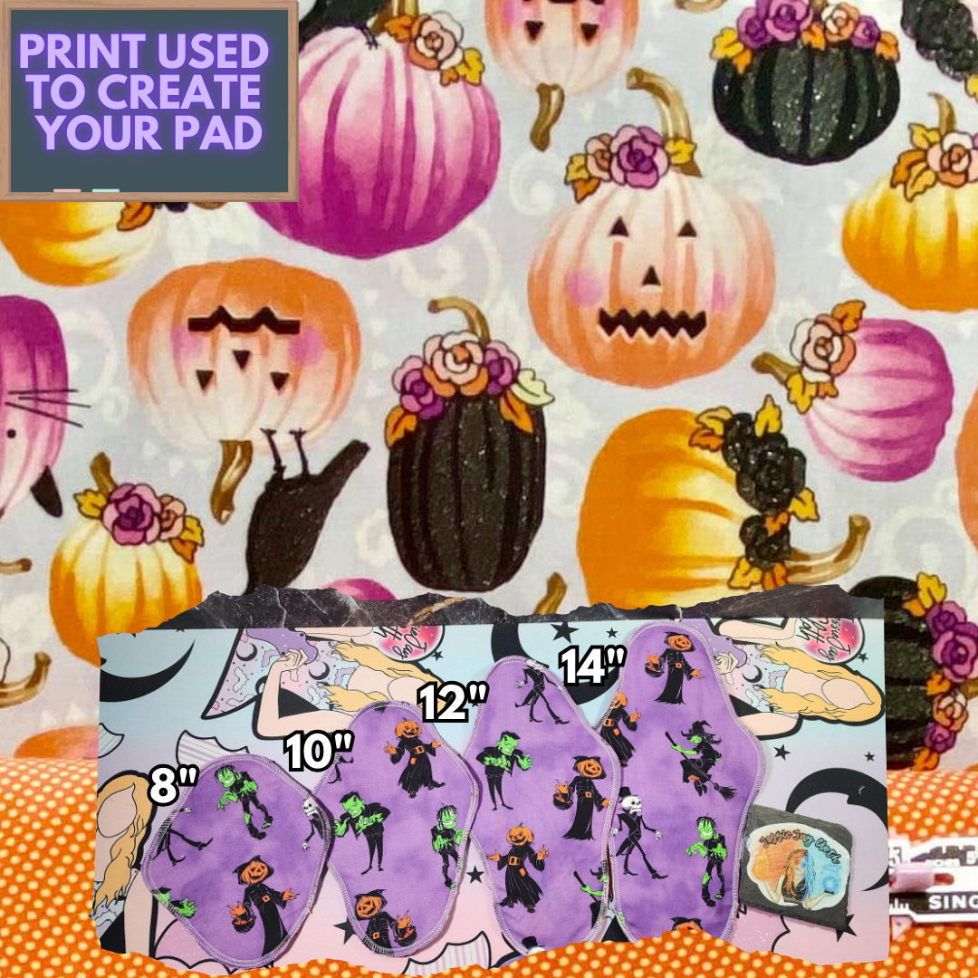 Spooky Savings on Cloth Pads! | Choose from 9 different prints