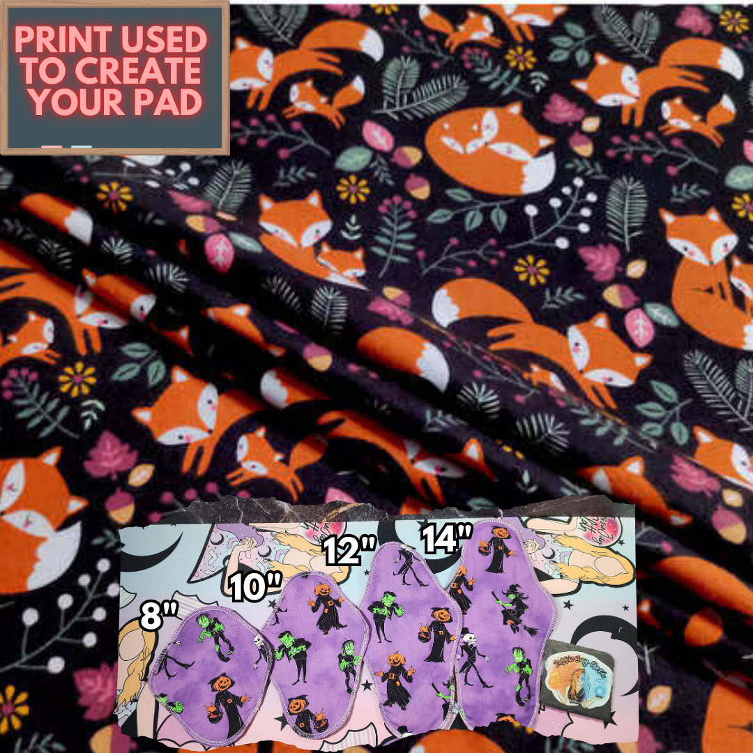 Fluff Your Way to Savings | Choose from 9 different FLANNEL prints for Cloth Pads!