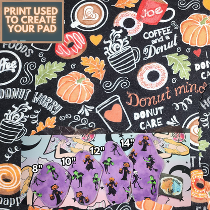 Spooky Savings on Cloth Pads! | Choose from 10 different FLANNEL prints!