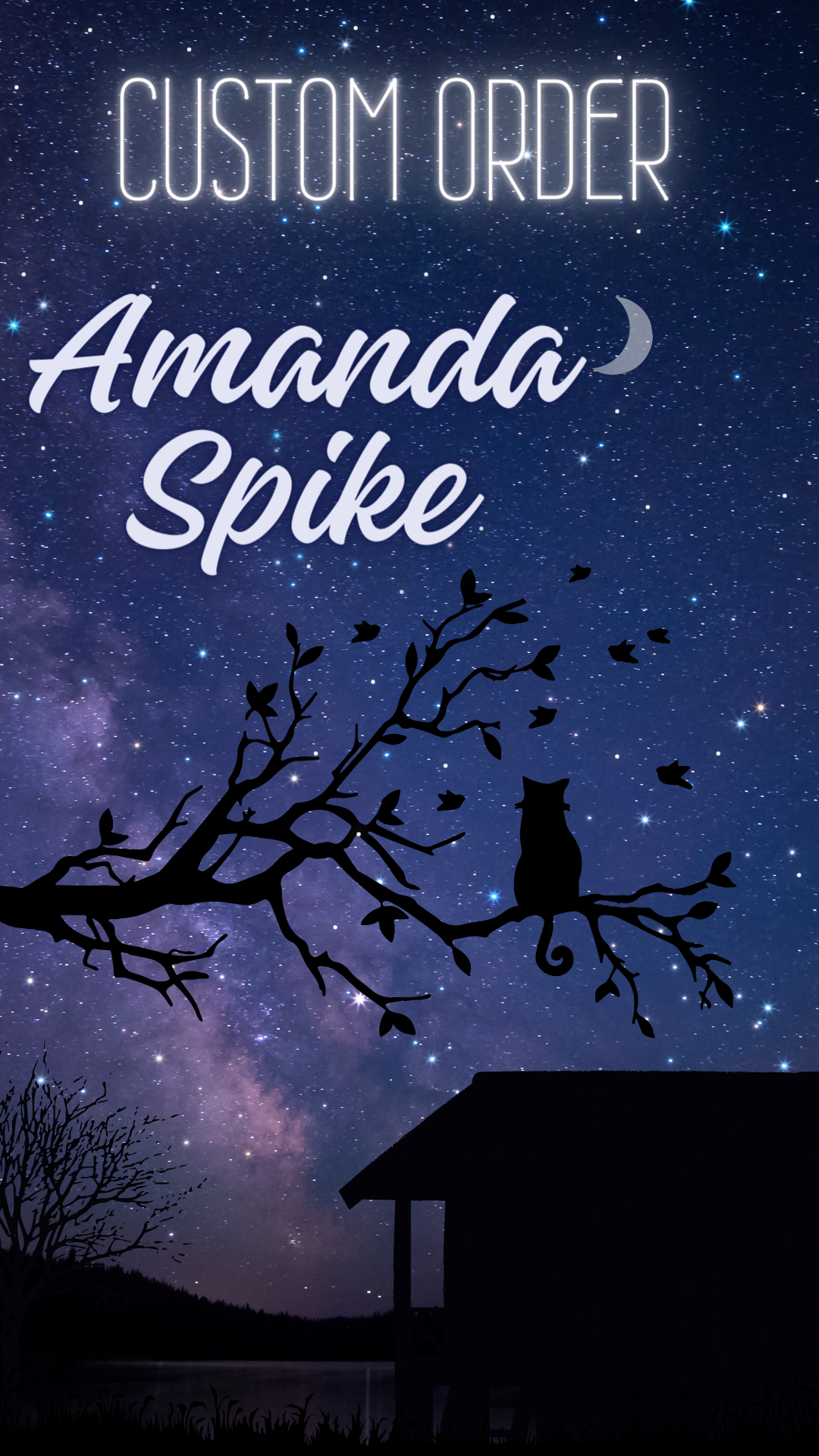 Custom Order for Amanda Spike