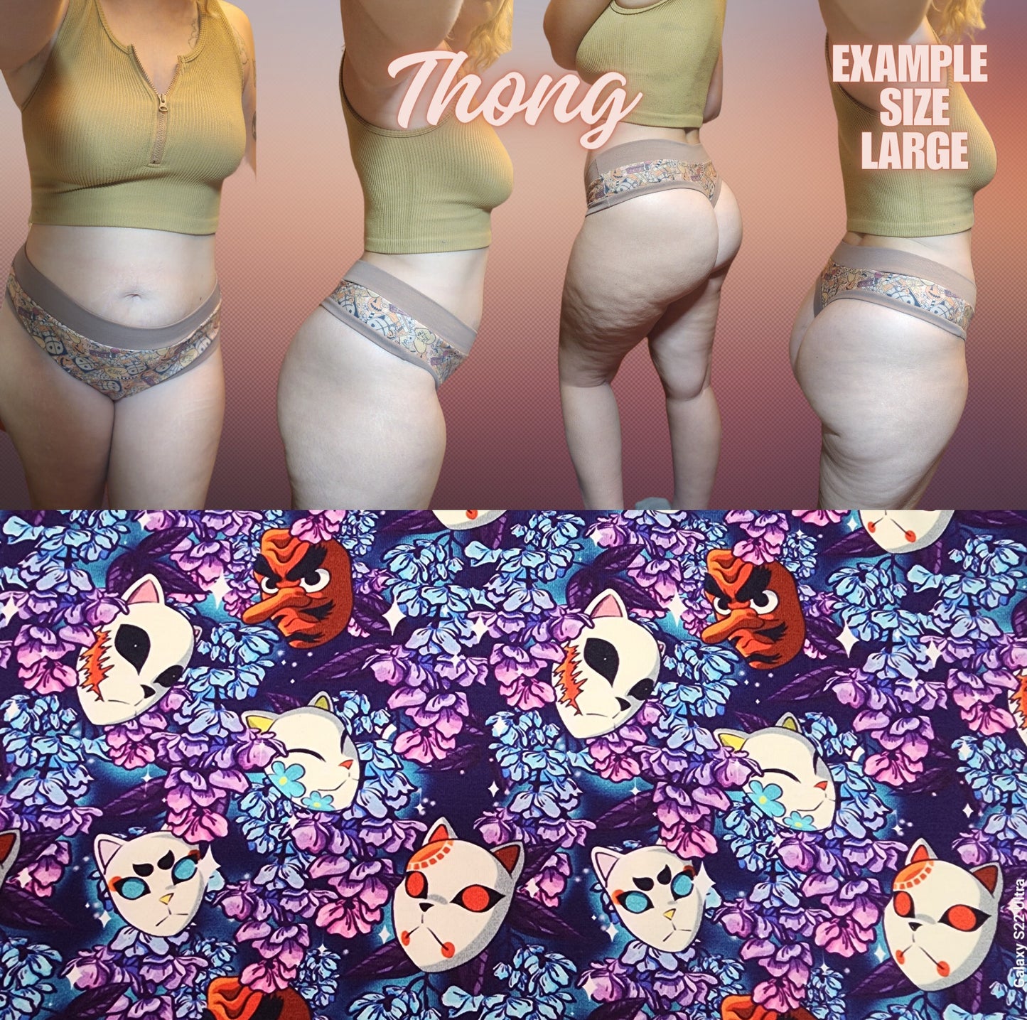 Anime, Horror, Cartoon x6 Prints | Thondlewear, Thongs for every body | Elastic or Knit Bands