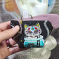 Sugar Skull Cat | Large Cloth Diaper Keychain
