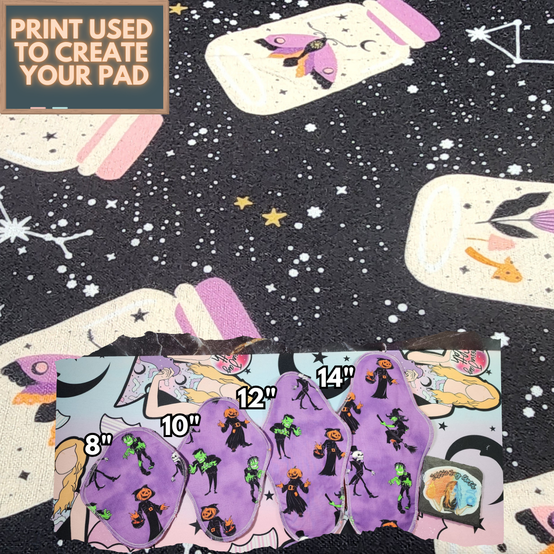 Spooky Savings on Cloth Pads! | Choose from 10 different FLANNEL prints!