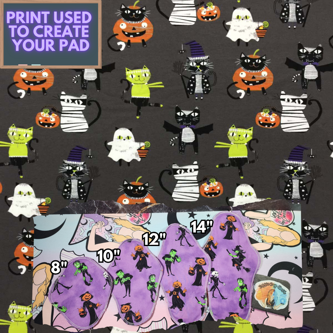 Spooky Savings on Cloth Pads! | Choose from 9 different KNIT prints!