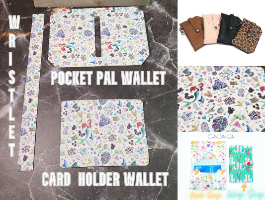 Magical Fun Pocket Pal Wallet | Card Holder, Wristlet | Set or Singles
