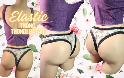 Pastel Beetle J & Lydia | Thondlewear Thong | Elastic or Knit Bands