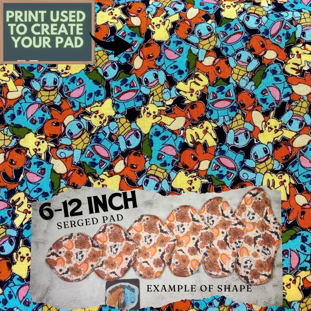 Customize your serged Cloth Pad OR Liner | FINAL SALE, No Coupons