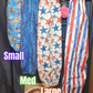 Ethnic Blend Tie Dye, MEDIUM Grocery Bag Holder | Pre-cut just needs sewn together