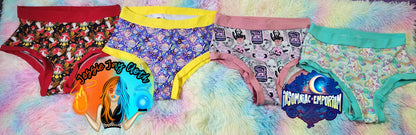 Bees & Tea Purple | Bunzies Underwear | Choose Briefs, Booty, or Super Booty