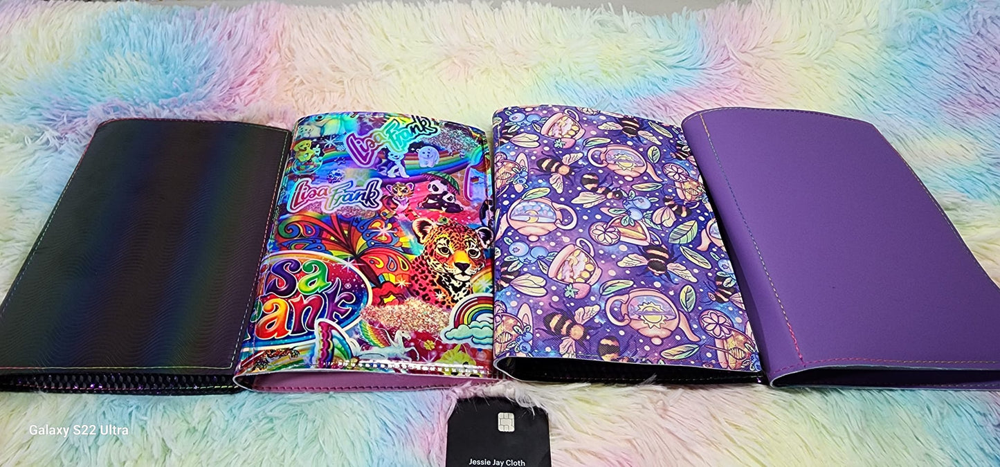 Holographic, Kitty & Friends | Moondance Note Pad Holder | Comes in 3 Sizes |