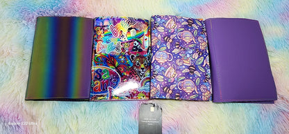 Holographic, Horror Mask Floral | Moondance Note Pad Holder | Comes in 3 Sizes |