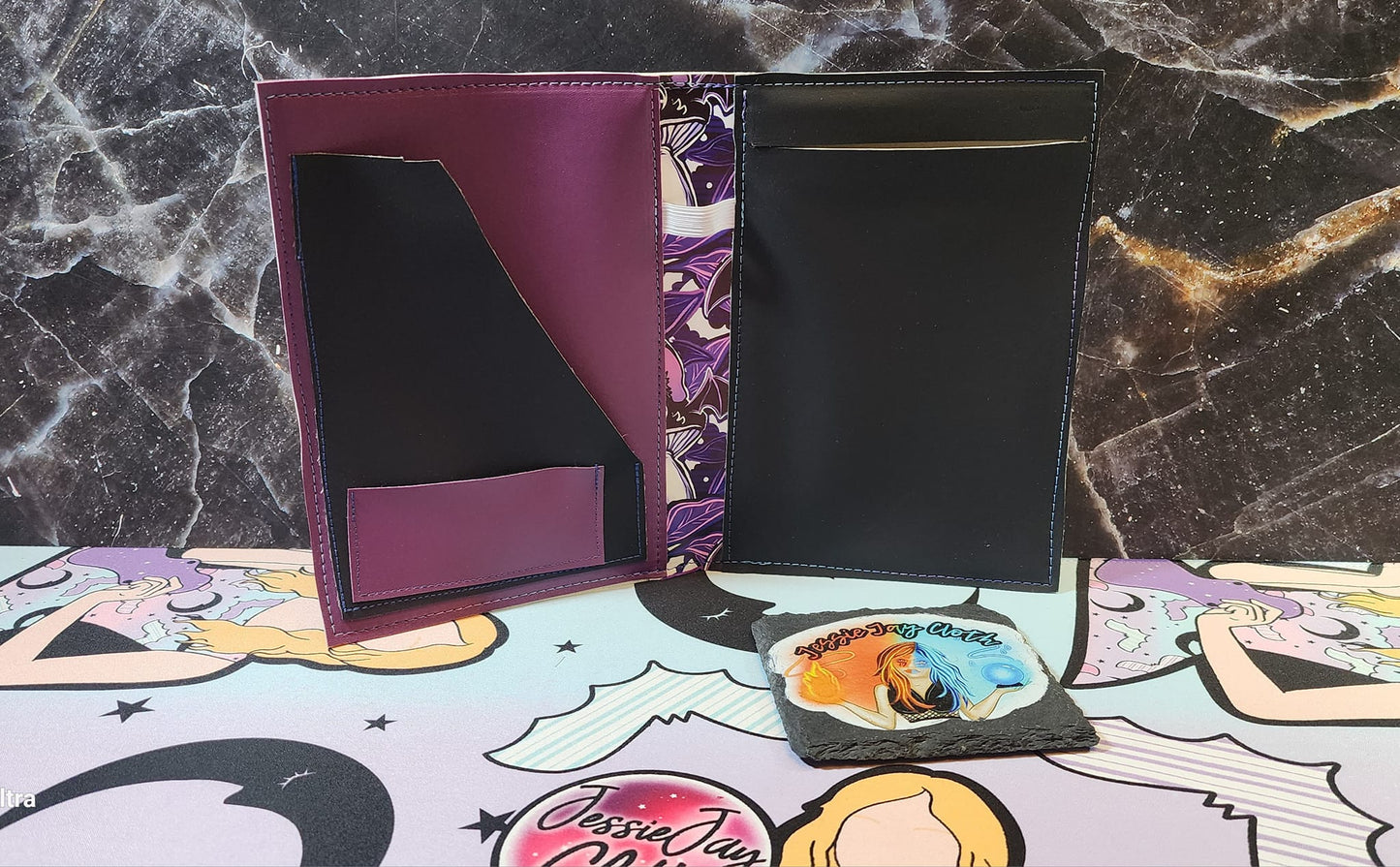 Ready to ship, Bat shroom Purple| Moondance Holder w/clipboard