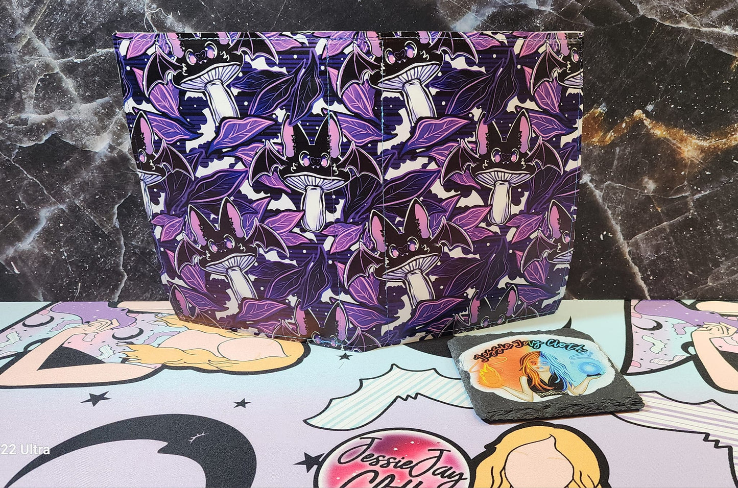 Ready to ship, Bat shroom Purple| Moondance Holder w/clipboard