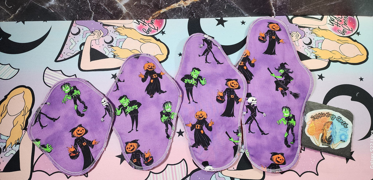 Spooky Savings on Cloth Pads! | Choose from 15 different KNIT prints!