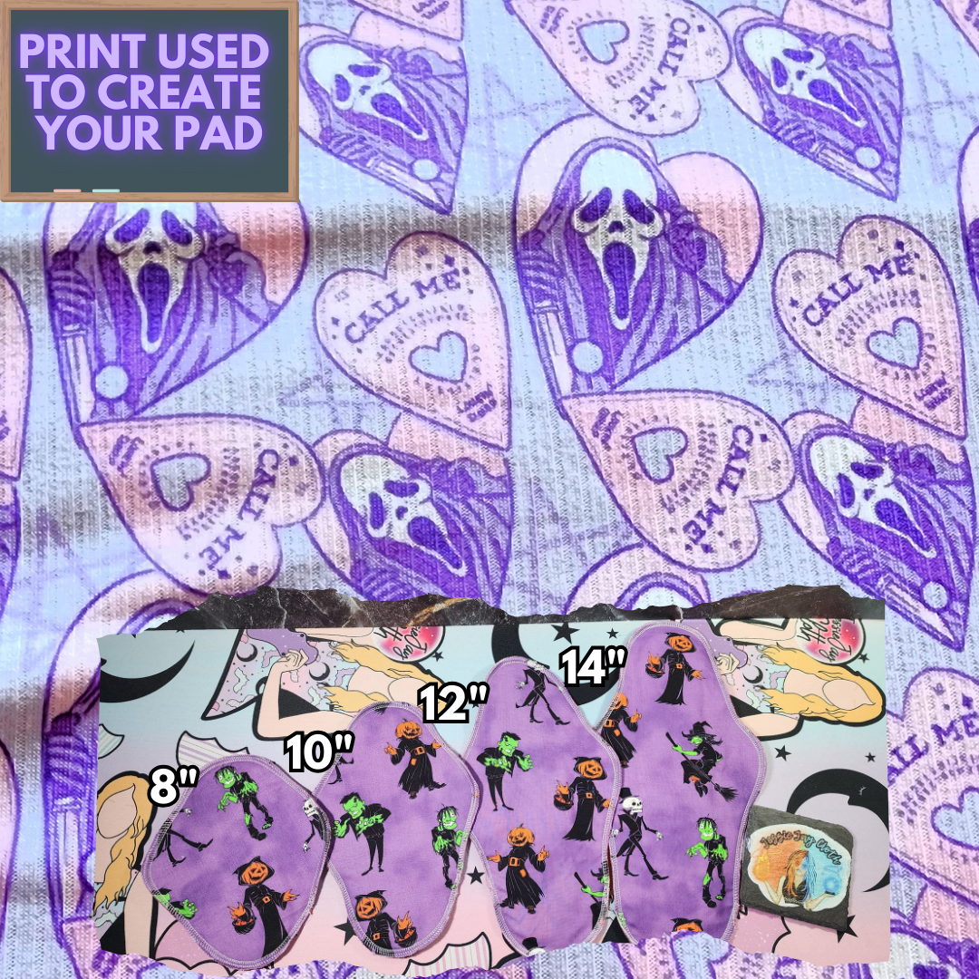 Spooky Savings on Cloth Pads! | Choose from 9 different KNIT prints!