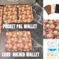 Yellow & Pink Floral Pocket Pal Wallet | Card Holder, Wristlet | Set or Singles