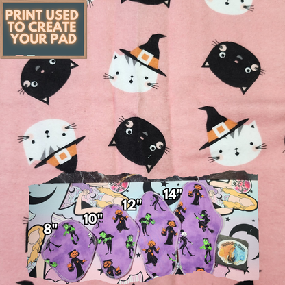 Spooky Savings on Cloth Pads! | Choose from 10 different FLANNEL prints!