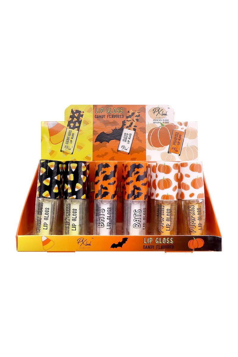 Halloween Candy Lip Gloss | 3 Designs | Sweet Candy Scent