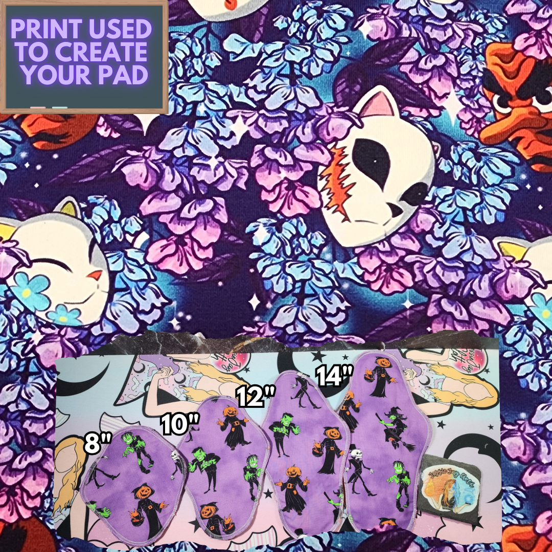 Spooky Savings on Cloth Pads! | Choose from 9 different KNIT prints!