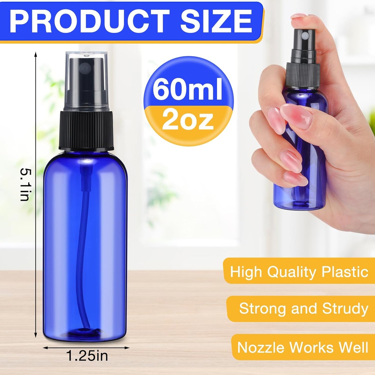 Long Lasting Custom 2 oz (60ml) Room Spray | Car Freshener, Air Fresher, Linen Spray