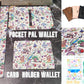 Magic, Travel, Fun Pocket Pal Wallet | Card Holder, Wristlet | Set or Singles