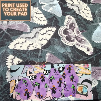 Spooky Savings on Cloth Pads! | Choose from 10 different FLANNEL prints!