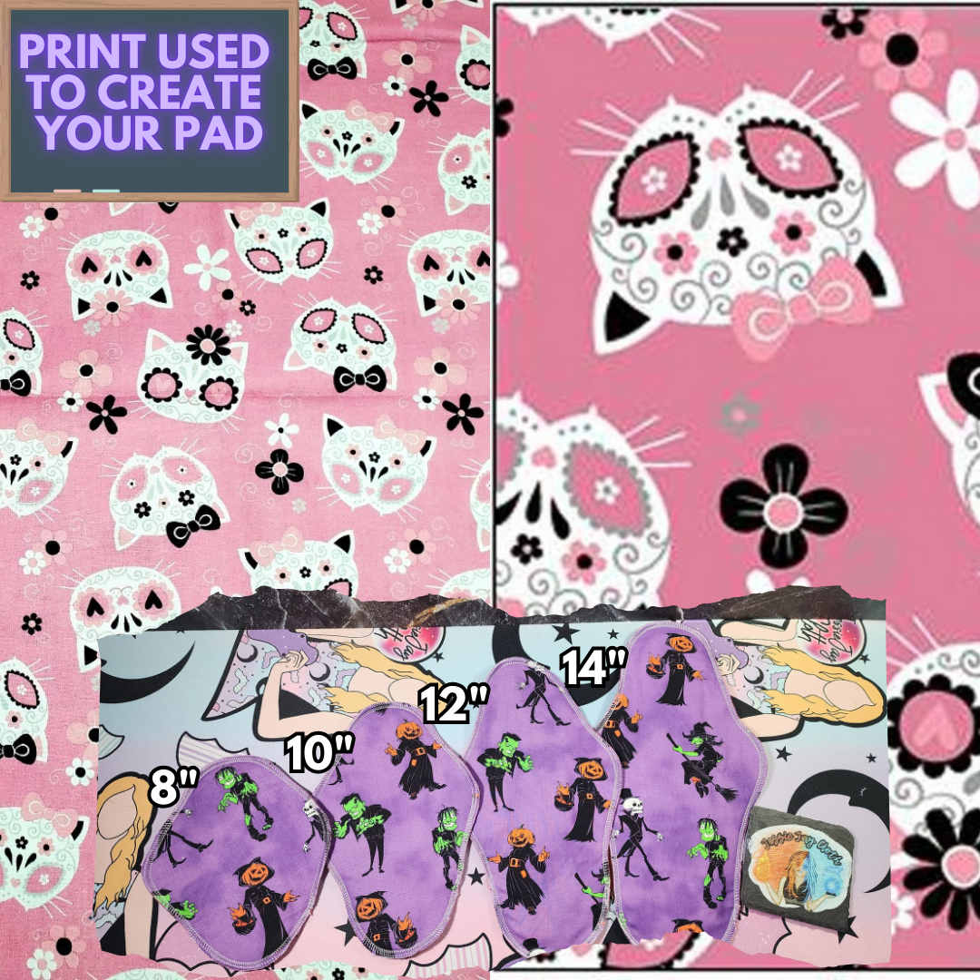 Spooky Savings on Cloth Pads! | Choose from 9 different prints