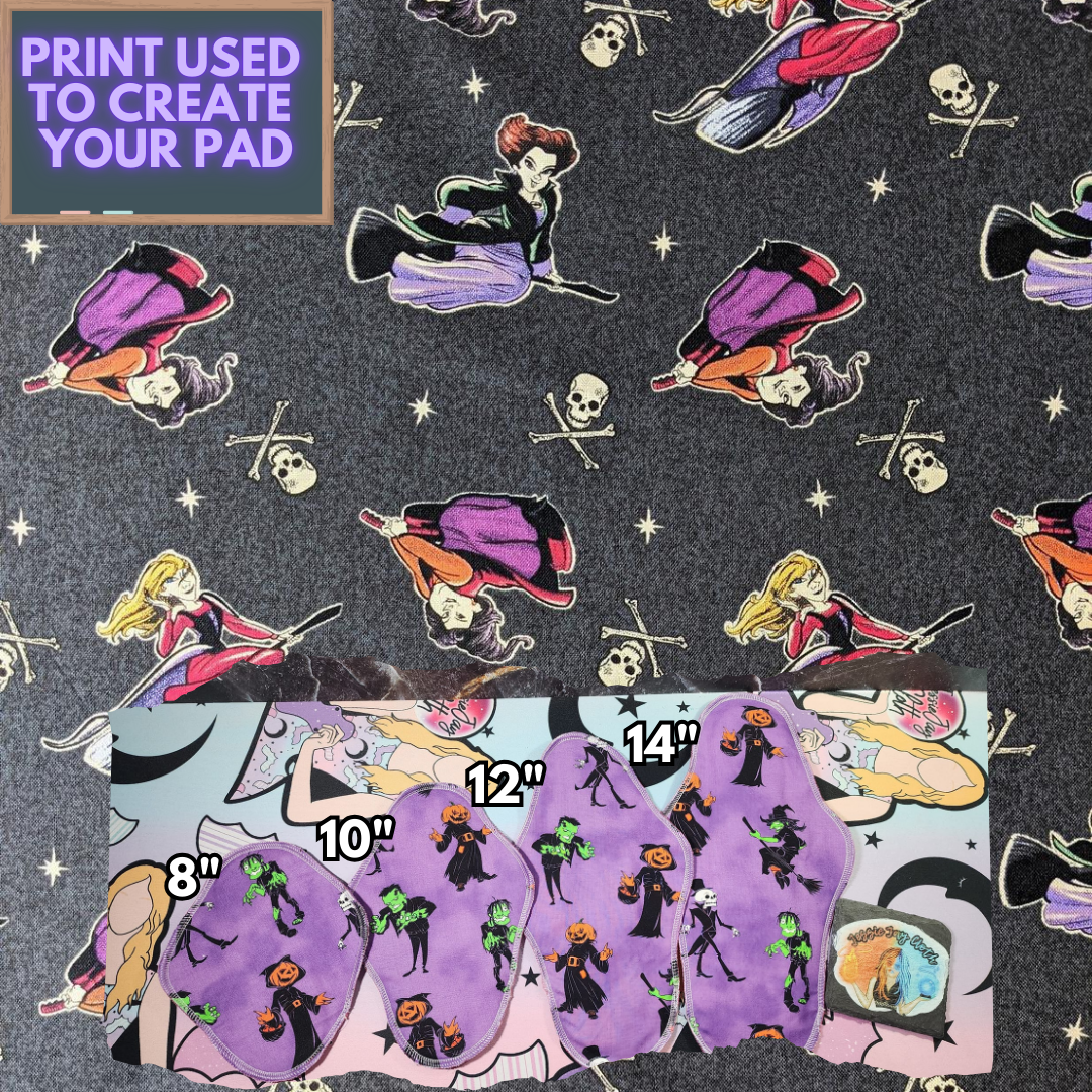 Spooky Savings on Cloth Pads! | Choose from 5 different prints