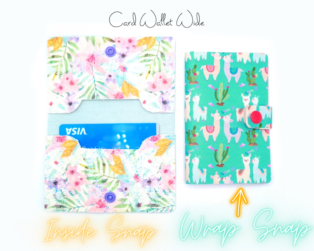 Yellow & Pink Floral Pocket Pal Wallet | Card Holder, Wristlet | Set or Singles