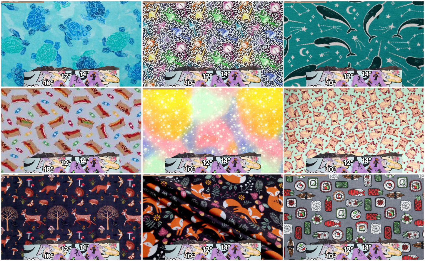 Fluff Your Way to Savings | Choose from 9 different FLANNEL prints for Cloth Pads!