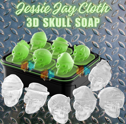 3D Skull Hand Soap | Tiny Size | Multi Use Soap