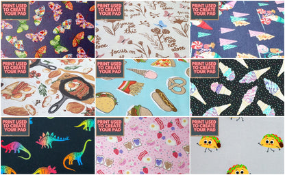 Fluff Your Way to Savings | Choose from 9 different FLANNEL prints for Cloth Pads!