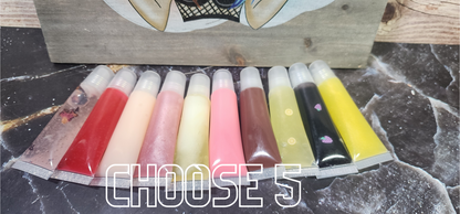 New Lip Gloss Scents | 10 Flavors, Choose Set or Singles | 10 ml Squeeze Tubes
