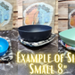 Semi-Custom Microwavable Bowl Cozy | 2 Corner options | Size 8" Small