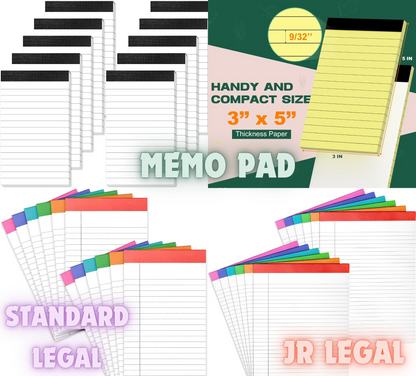 Penny Clown IT, Horror | Moondance Note Pad Holder | Comes in 3 Sizes | Stay Organized in Style