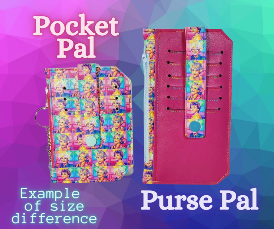Mouse Love, Floral Pocket Pal Wallet | Card Holder, Wristlet | Set or Singles